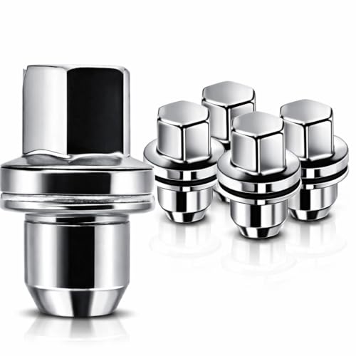 ZoooFunn RRD500510 alloy wheel lug nuts, 5-piece set compatible with Land Rover