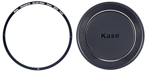 Kase Revolution Plus Magnetic Inlaid Adapter Set/Kit w Lens Cap Plus (55mm) 55mm