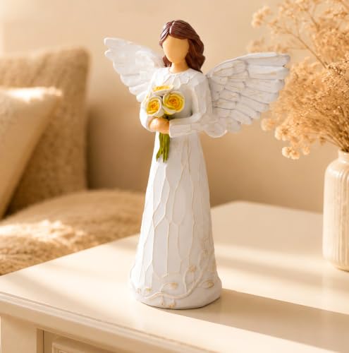Retirement Gift for Woman, 7.0” Resin Angel Figurine - Retirement Gifts Retirement Gift