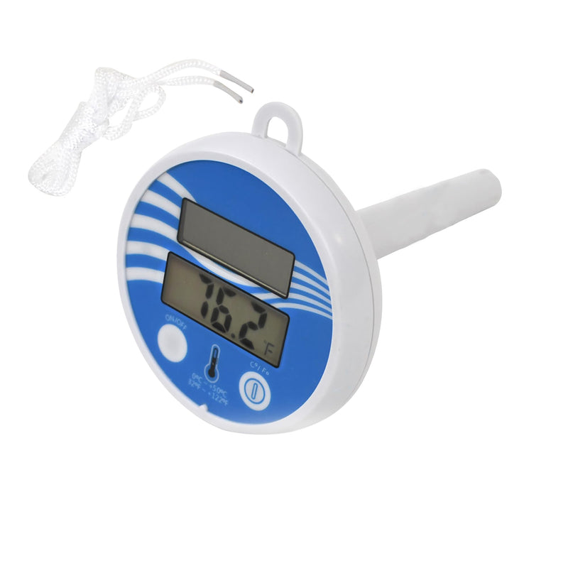 [Australia - AusPower] - Pool Thermometer Floating Easy Read - Digital Thermometer Wireless Water Temperature Gauge - Solar Water Temp Gauge for Hot Tub, Pond, Lake - Inground or Above Ground Swimming Pool Accessories 
