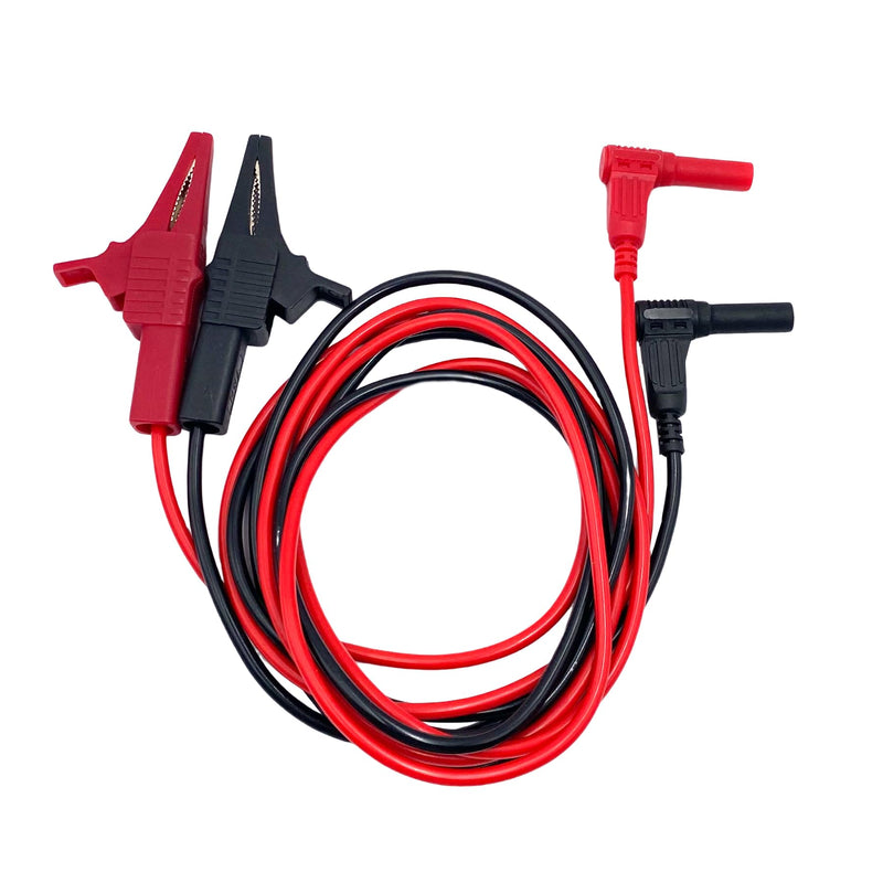 [Australia - AusPower] - 4.92 Feet Heavy Duty Insulated Alligator Clamp to Banana Clip Plug Replacement Test Leads for Automotive Circuits Electrical Testing and Most Multimeters 