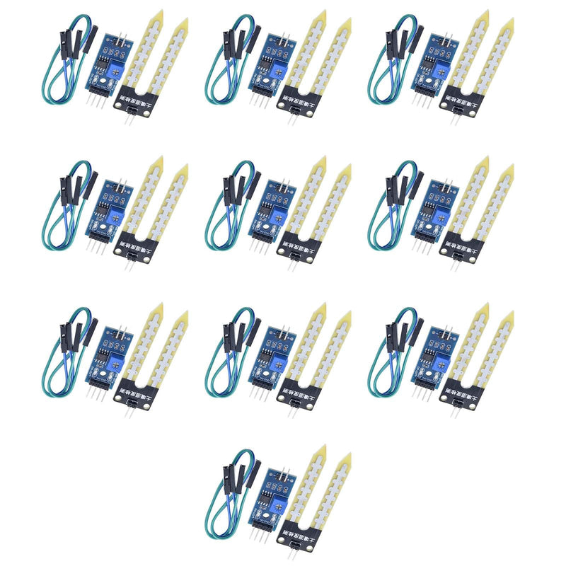 [Australia - AusPower] - KEAcvise 10Pieces LM393 Soil Moisture Sensor, 3.3V-5V Soil Hygrometer for Arduino, Automatic Watering System, Robots & Smart Cars 