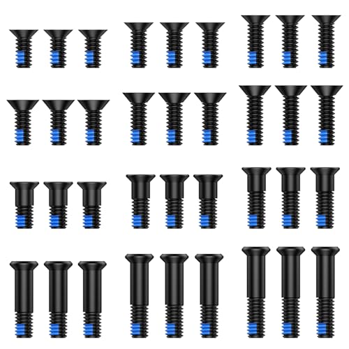 VSTRANICS red dot screw kit with M4 and #6-32 screws, bolts, and blue thread locker