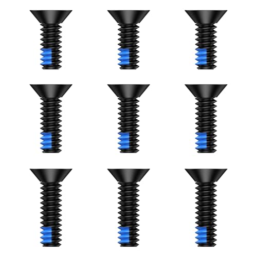 9Pcs #6-32 Red Dot Screw Kit for Holosun 407c/507c/508t