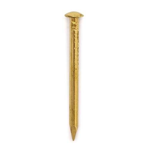Hardware Philosophy HP Pure Brass Common Nails, 1.1-inch, bag of 100