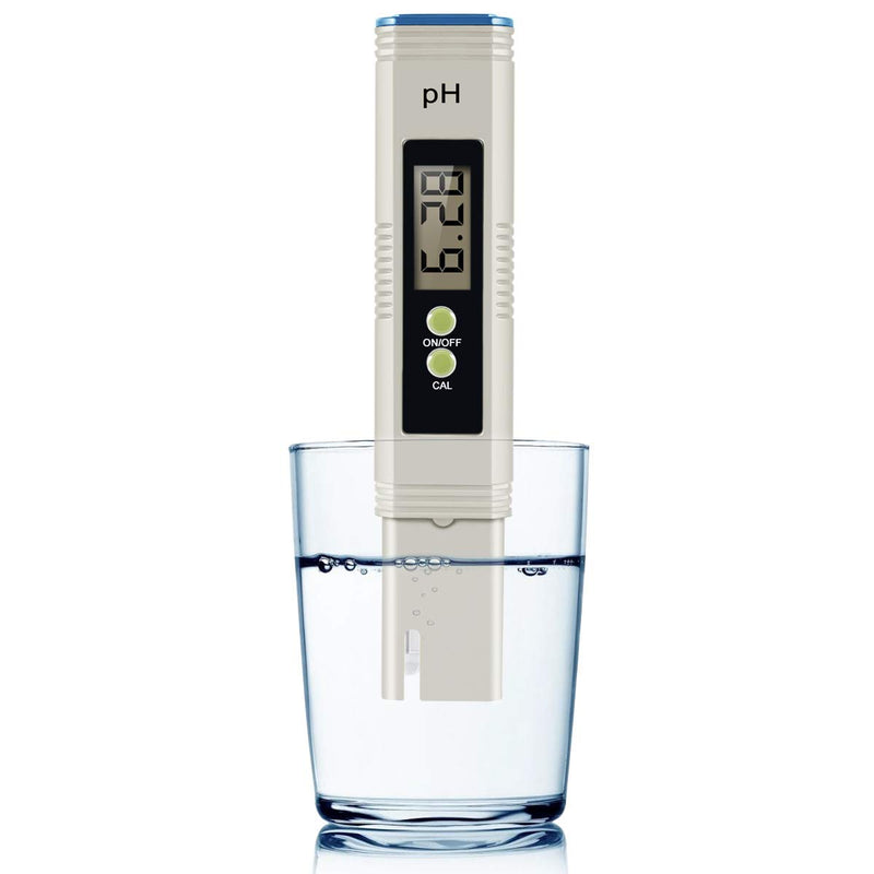 [Australia - AusPower] - PH Meter, 0.01 High Accuracy 0-14 PH Test Range with ATC, Easy to Use and Read, Compact Size Digital Water Tester for Water Swimming Pool Aquarium Hydroponics Food Plants 