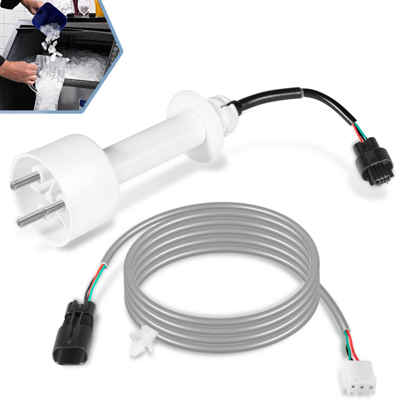 [Australia - AusPower] - 000016053 Ice Water Level Sensor Probe Kit with Harness Replacement for Manitowoc Commercial Ice Machines, Compatible with I0600, I1400, ID0522A, and More Models – Premium Ice Maker Parts 