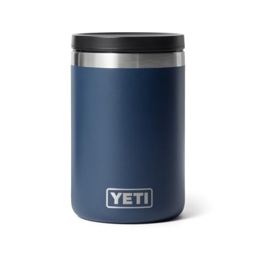 YETI Rambler 16 oz Food Jar, Vacuum Insulated, Stainless Steel, With Airtight Lid, Navy