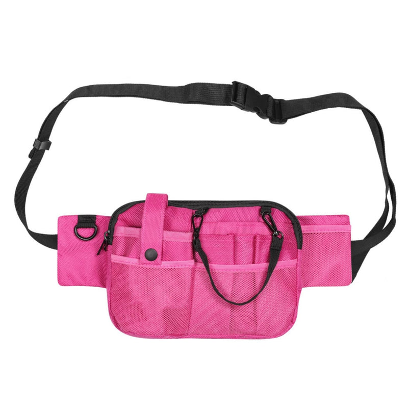 [Australia - AusPower] - Nursing Waist Bag,Nurse Fanny Pack,Medical Organizer Belt Adjustable Waist Strap/Multi Compartment Suitable for Stethoscopes,Bandage,Scissors and Other Supplies（Rose） Rose 