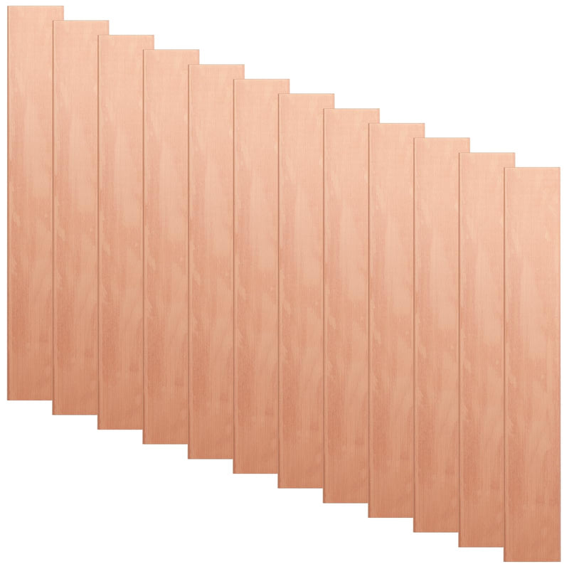 [Australia - AusPower] - 12 Pcs Pure Copper Anode Sheets, 0.04"x1"x6" Electroplating Strips - High-Purity Electrode Plates for DIY Plating & Scientific Experiments, Industrial-Grade Metal Coating Supplies 