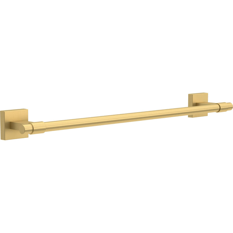 Franklin Brass Maxted (1-Pack) 18' Towel Rack for Bathroom, Modern Gold Bar Holder Wall Mounted Rod, Hardware | Accessories MAX18-MG 18 inch