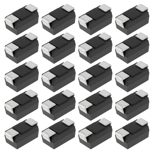 100pcs SMD SMAJ5.0A TVS Diodes Unidirectional K 400 Watt 5 Volt for Automotive Electronics Instrumentation