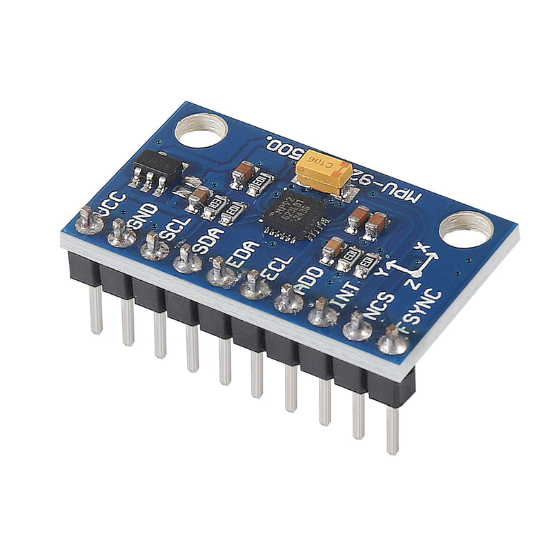 [Australia - AusPower] - MPU9250 GY-9250 9-Axis 9 DOF 16 Bit Gyroscope Acceleration Magnetic Sensor Pre-Soldered 9-Axis Attitude +Gyro+Accelerator+Magnetometer Sensor Module IIC/SPI MPU9250/6500 for Raspberry Pi ESP32 