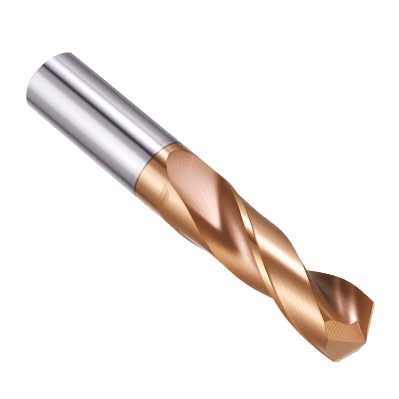 PATIKIL 12mm Drill Bit, Carbide Twist Jobber Bits Straight Shank 130° for Drilling Hard Metal Alloy Steel Stainless Steel Titanium Alloys - 1 Pack 12.0mm