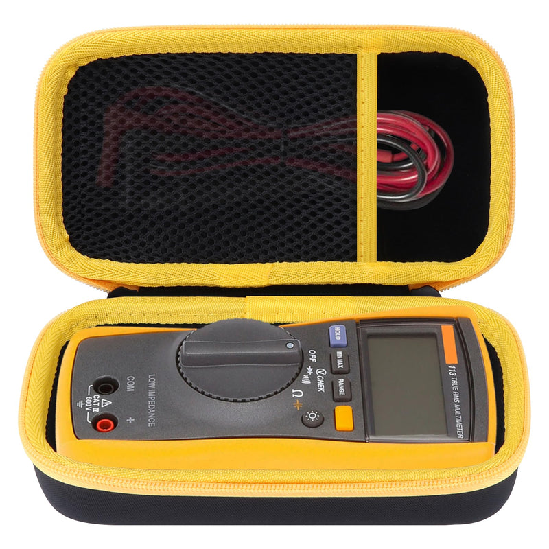 [Australia - AusPower] - Storage Case Compatible with Fluke 117/116 / 115/114 / 113 Digital Electrician Utility Multimeter 