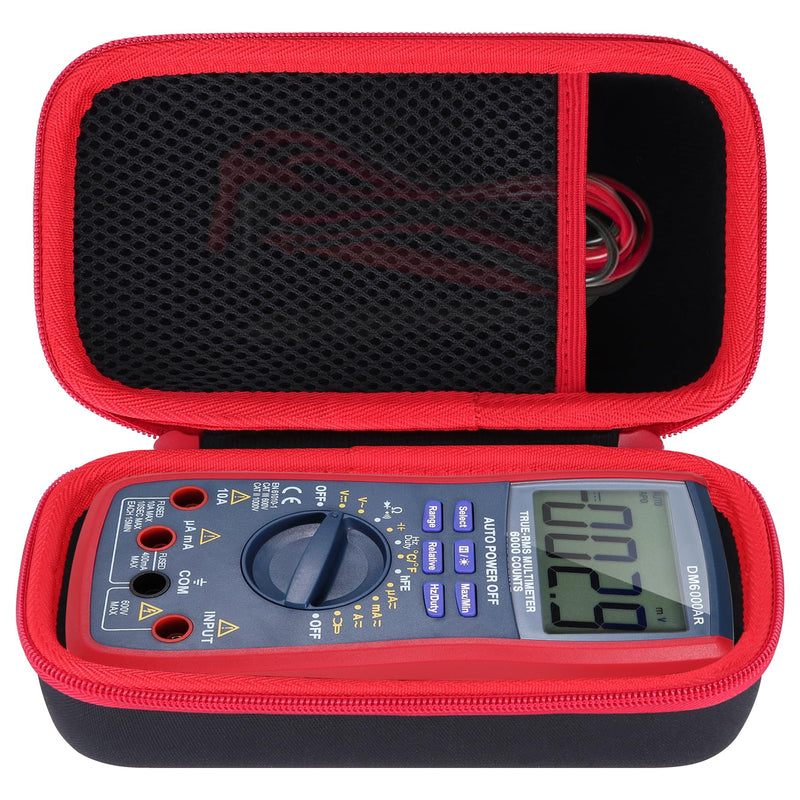 [Australia - AusPower] - Storage Case Compatible with AstroAI Digital Multimeter Analyzer TRMS 6000 Counts Volt Meter Ohmmeter Auto-Ranging Tester 