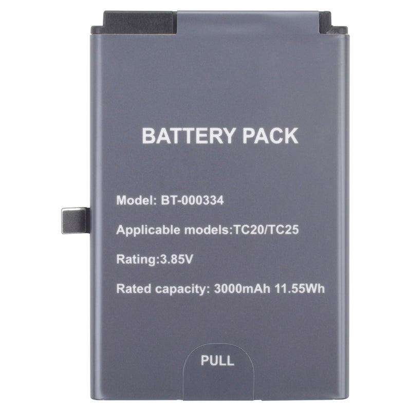 BT-000334 Battery for Zebra TC20 TC25 BT-000334 BT-000334-01 Barcode Scanner Industrial Mobile Data Terminal Battery Replacement 3.85V 2900MAH/11.17WH