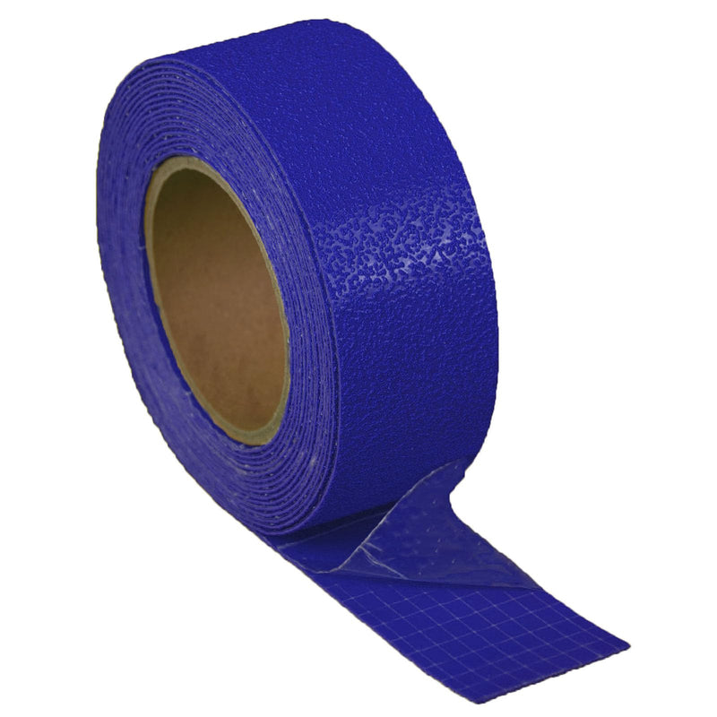 Pavement Marking Tape Slip-Resistant and Durable, Heavy-Duty Rubber Base for Outdoor Applications, Perfect for Driveways, Walkways, and Parking Areas (Blue, 2 Inch X 18 Feet) Blue