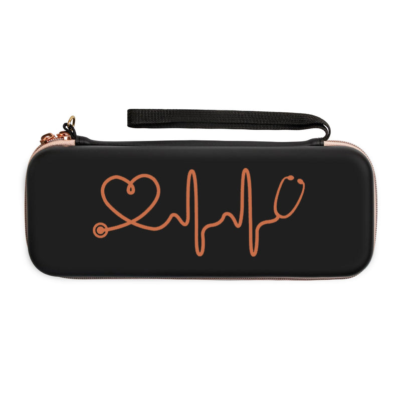 [Australia - AusPower] - Hard EVA Stethoscope Case, Shockproof EVA Travel Carrying Case for 3M Littmann/Omron/ADC/Dixie EMS Stethoscopes with Extra Mesh Pocket for Small Accessories 