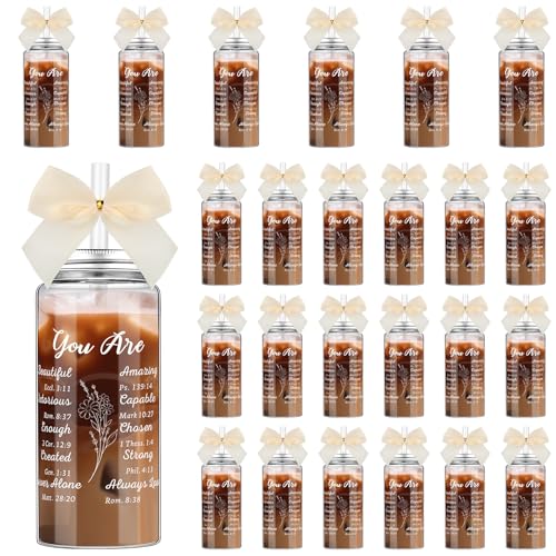 Skylety 24 Pack Christian Gifts Cups Bulk for Church Women 13.5 oz 1 You Are
