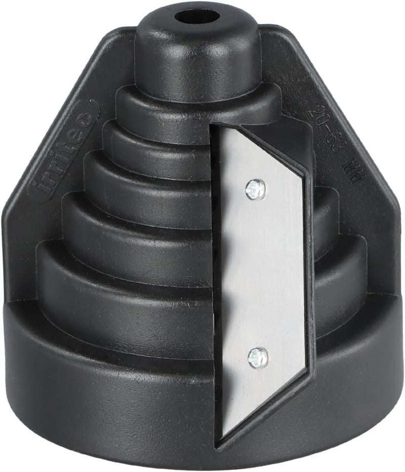 VOSSOT Plastic Pipe Chamfer Tool, Deburrer, Pe Pipe Deburrer, Deburring Tool, for 20-63 mm Plastic Pipes, Hand Deburring for Inner and Outer Edge, Ideal for Plumbing, Construction & DIY, PVC, PP, PE Pipes
