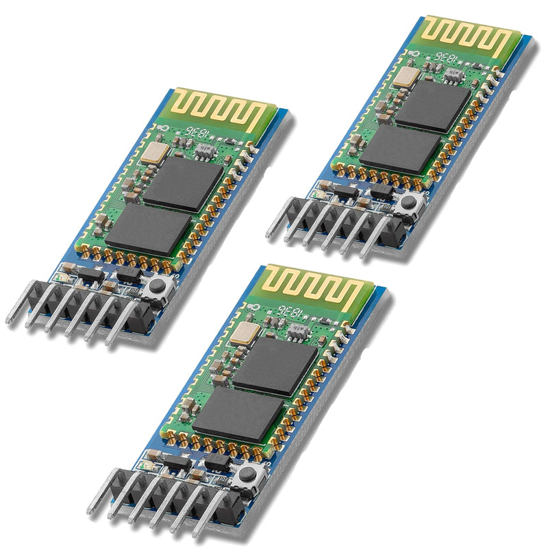 Bluetooth HC Module 05 Transceiver RF Wireless TTL Series Pack of 3 | Compatible with Arduino and Raspberry Pi