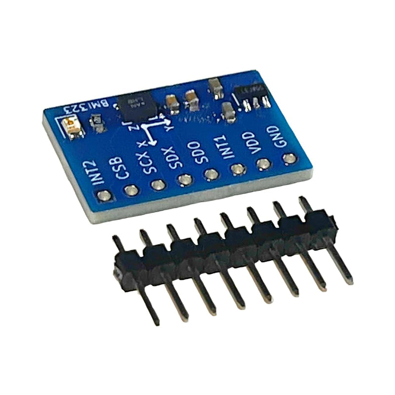 [Australia - AusPower] - BMI323 6-Axis IMU Breakout Board, High Accuracy 16-bit Accelerometer and Gyroscope, Digital Temperature Sensor, I2C/SPI 