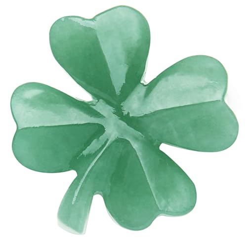 Natural Green Aventurine 4 Leaf Clover Lucky Crystal Decor Gift Green Aventurine Four Leaf Clover