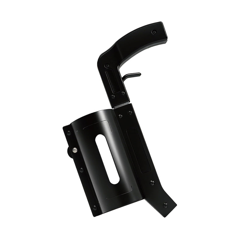 Marking Paint Wand Pistol Marking Gun No Wheel Handheld Sprayer Work with Side Push Inverted Marking Spray Paint Cans, for Utility Marking, Construction, Tree Marking, Parking Lot Stencils, Driveways, 12 inch, Black