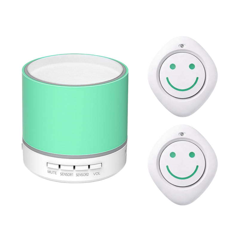[Australia - AusPower] - Wireless Caregiver Pager, Touch-Sensitive Calling without Pressing, Ideal for Seniors with Limited Mobility, Specifically for Weak Hands or Difficulty Pressing Accurately. Dual Sound and Light Alerts. 