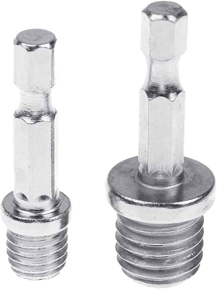 External Hex Conversion Rod M10+M14 Woodworking Hex Socket Adapter Converter Electric Drill Accessories Hammer Drills Sockets Adapter Drill Chuck