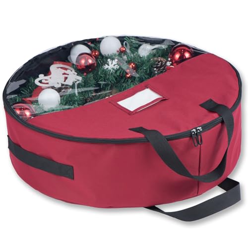 Christmas Wreath Storage Bag 30in Christmas Decoration Storage Box 30''