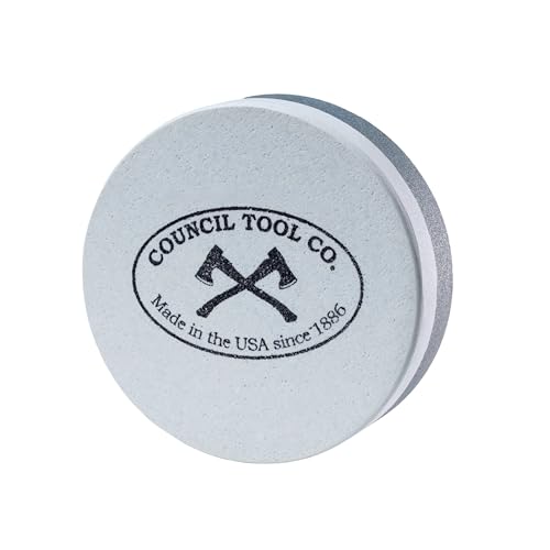 Council Tool 240/400 grit sharpening puck for field axes and machetes