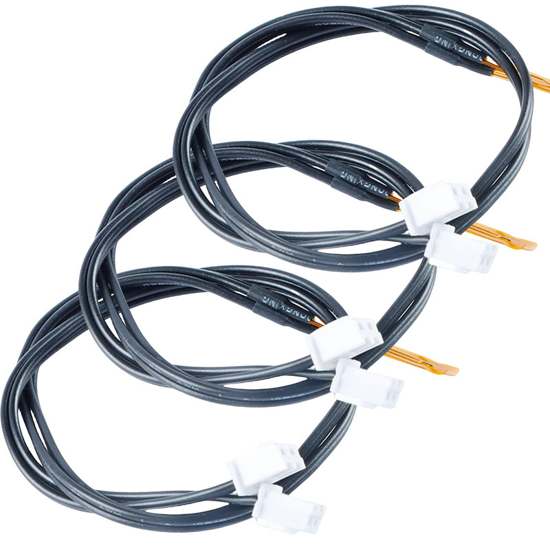 [Australia - AusPower] - 3Pcs NTC 10K ohm Thin Film Thermistor Temperature Probe Sensor 3435 for 3D Printing - High Precision Sensitivity -40~105°C 
