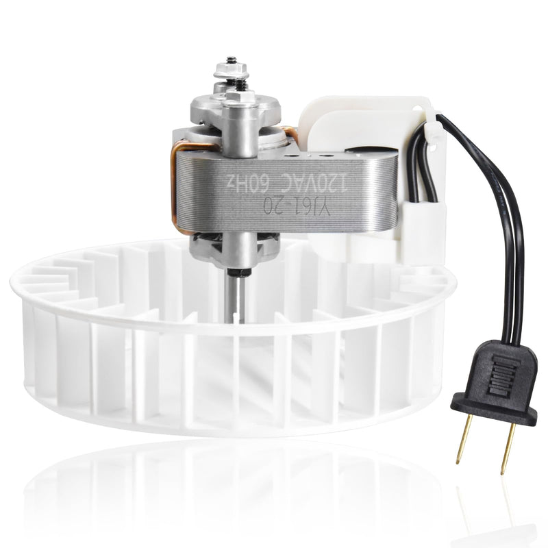 S0504B000 Bathroom Fan Motor Replacement Compatible with Broan Nutone769RL, 769RL B Unit, 769RL-R01, 763RLN, 763RL, 763RLN-R01, 769RFT-R01, VF707RCN, VF705RCN Exhaust Fan Motor 70 CFM Motor & Blower Wheel