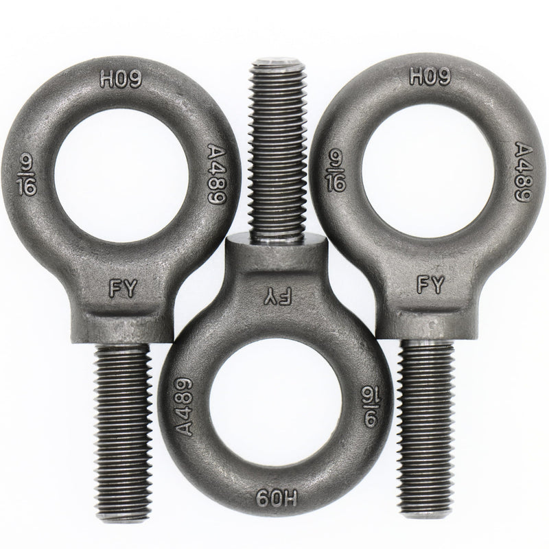 3 Pcs Lifting Shoulder Eye Bolts 9/16"-12 X 1-5/8" 9/16"-12 X 1-5/8" Self Colored 3