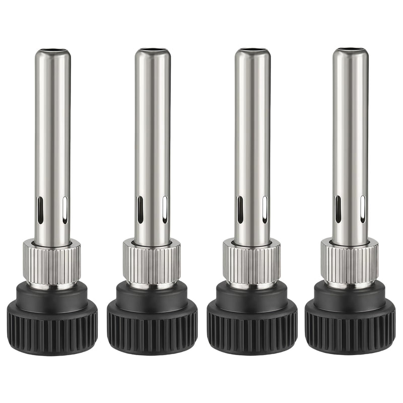 4 Pieces Immersion Sleeve 1/2 Inch Thread, Stainless Steel Protection Tube for Temperature Sensors, 67 mm Length, 6 mm Inner Diameter, 8 mm Outer Diameter Thermowell for Sensors in Solar, Water, Industrial