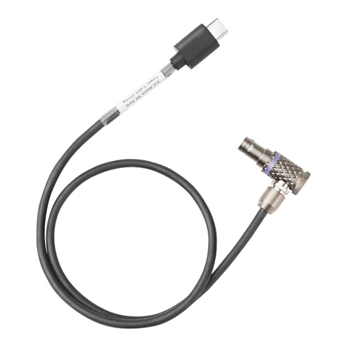 USB-C Power Cable for DJI RS4 RS3 Pro RS2 to 2 Pin Right Angle Power Cable (Unreg.) 50cm|20inches Type C Ronin Series to Right Angle