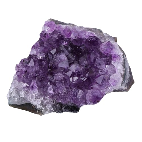 Natural Amethyst Crystal Geode Raw Amethyst Crystal Cluster 0.33-0.44 lb(150-200g)