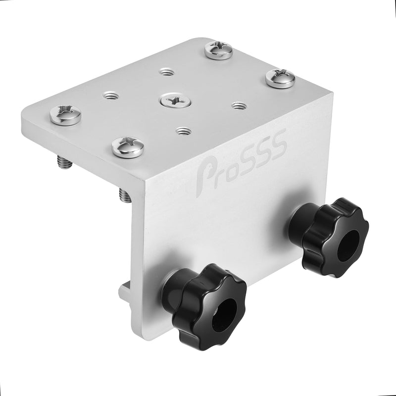90° Aluminum Track Mount Base – CNC Marine Bracket for Versatrack Boat Accessories, Lund Sport Track, Ranger, Lowe – Fits Brocraft, Cannon, Scotty, RAM Mounts – Boat Track System 90 Degree Boat Track