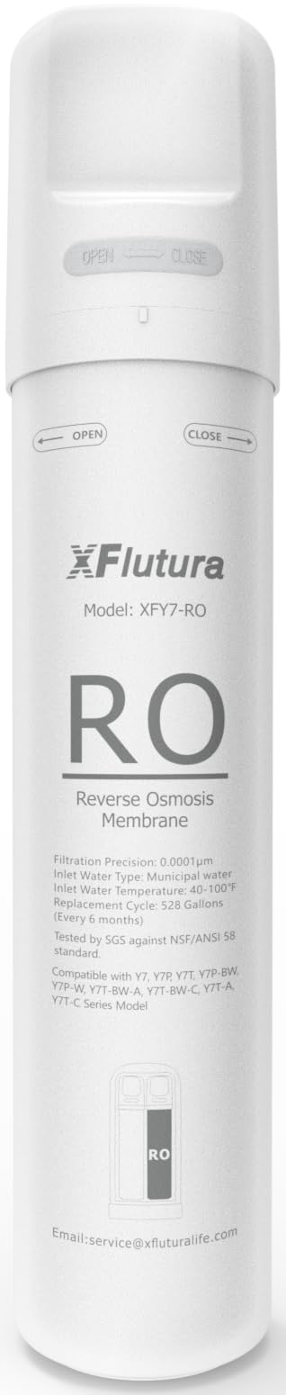 Y7/Y7P/Y7T Series RO Filter Replacement Cartridge Compatible with SimPure Y7, Y7P, Y7T, Y7P-BW, Y7P-W, Y7T-BW-A, Y7T-BW-C, Y7T-A, Y7T-C Series Water Filter, 6 Months Replacement Cartridge (1 Pack) Y7 RO Filter