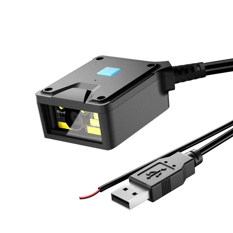 [Australia - AusPower] - NetumScan 2D Embedded Fixed Barcode Scanner Scan Engine, Industrial Grade 1D 2D QR Barcode Reader, Automatic Induction Scanning,USB Port Suitable for Self-Service Terminals and Factory Assembly Lines 