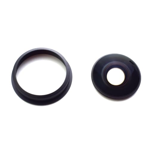 [1 Pcs] Camera Lens Glass Replacement for Insta360 X4, 360° Lens Repair Part with Mounting Ring, Compatible with Insta 360 X4 Action Camera Accessories (Version 1) For X4 (Version 1)