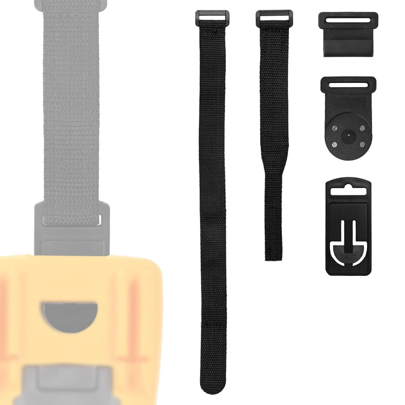 [Australia - AusPower] - Magnetic Hanging Strap Kit, Magnet Meter Hanger Kit Includes 2 Hanging Straps 2 Clips and 1 Magnetic Hanger Holder Compatible with Fluke Digital Multimeter 