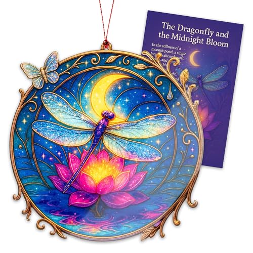 Dragonfly Gifts for Women – Inspirational and Spiritual Dragonfly Decor, Women Birthday Gifts, Valentine’s Day Gift, Christmas Ornament