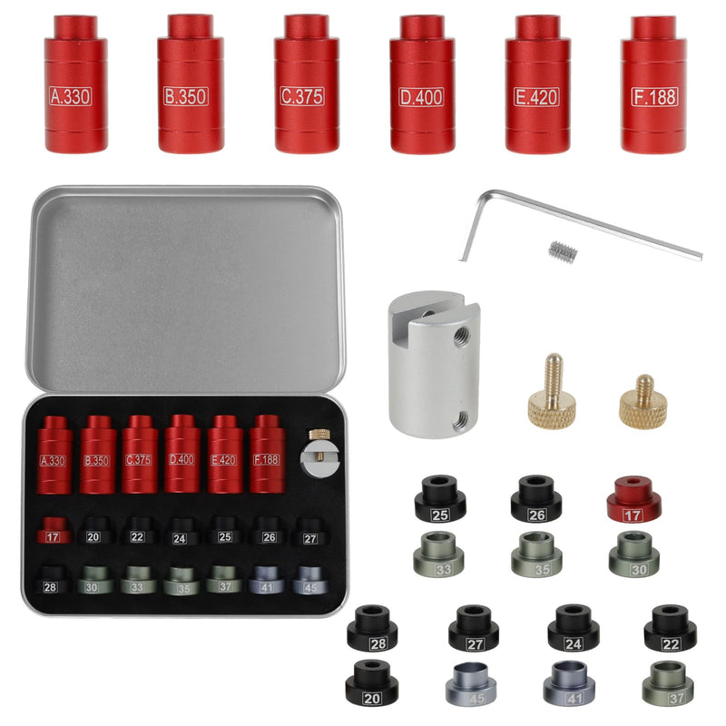 [Australia - AusPower] - Headspace Gauge Comparator Kit, Headspace Gauge, Reloading Supplies and Equipment Measuring Caliber Tool, Comparison Set with Inserts and Measuring Aid for Reloading 