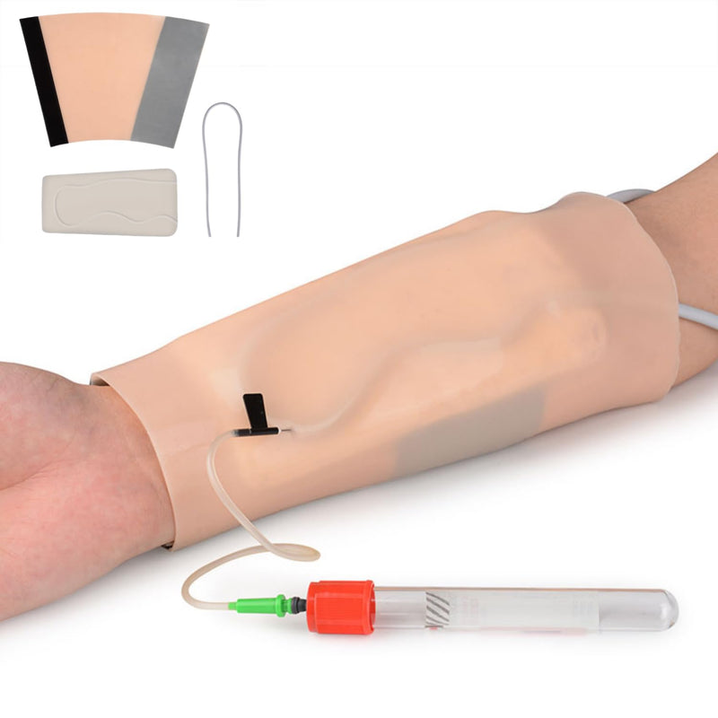 [Australia - AusPower] - IV Insertion Practice Kit for Nursing Students,Wearable Injection Practice kit,Blood Draw Practices KIT for Doctor and Nurse(Wearable Style) Wearable style 