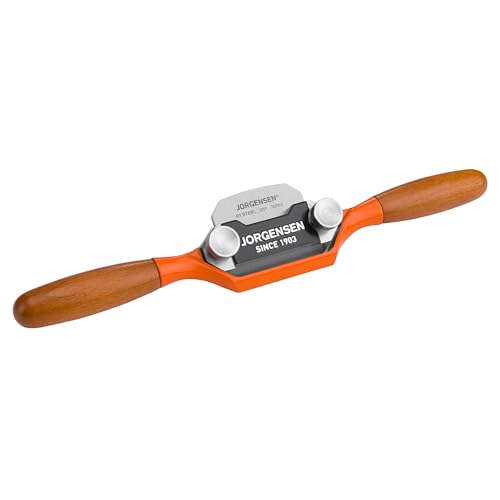 Jorgensen No.59F spokeshave woodworking hand planer with stainless steel body for smoothing wood surfaces