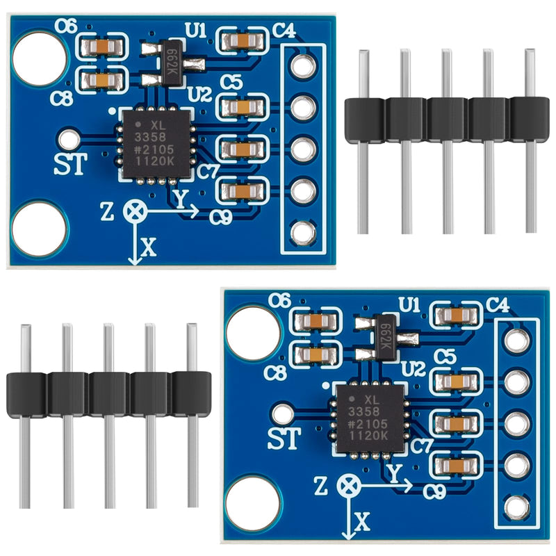 [Australia - AusPower] - 2pcs ADXL335 Accelerometer Sensor 3-axis Accelerometer Analog Output 3-5V for Arduino 