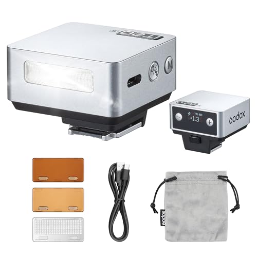 GODOX iT20 S IT20S Mini Flash TTL Wireless Camera Flash Compatible with Sony Cameras, 700+ Flashes & 1.5 s Recycling Camera iFlash (IT20 S (Silver)) IT20 S (Silver)